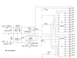 Diy Led Tachomter Rpm Gauge Led Diy Circuit Diagram Led