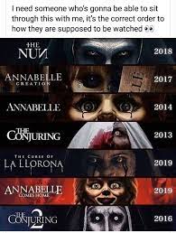 Pin By Kayla Freeman On Movies The Conjuring Horror Movies Memes Scary Movie List