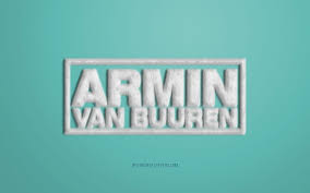The inscription has its upper and bottom lines in different thicknesses and sizes — the armin part was enlarged and emboldened, while the van. White Armin Van Buuren Logo Green Background Armin Van Buuren 3d Logo Armin Van Buuren Fur Logo Hd Wallpaper Peakpx