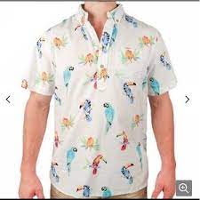 Chubbies Shirts Chubbies The Nutter Real Macaw Parrot Button Shirt Poshmark