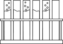 Black And White Test Print Page Black And White Test Tubes In A Holder Test Tube Clip Art Black And White