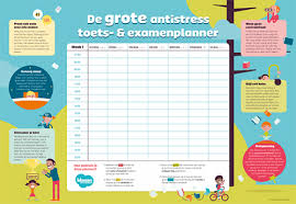 De Grote Antistress Toets En Examenplanner Klasse Voor Ouders In 2020 Studievaardigheden Studietips Toetsen