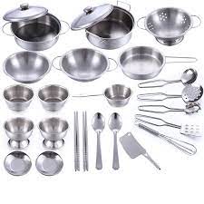 Maybe you would like to learn more about one of these? 25pcs Pretend Play Kitchen Toys Cooking Tool Stainless Steel Kitchen Set Kitchen Accessories Toy For Kids Girls Boys Play House Kitchen Toys Aliexpress