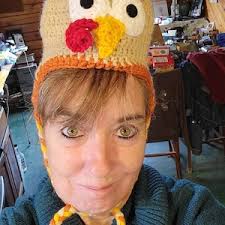 Baby Thanksgiving Crochet Tan Turkey Ear Flap Hat /photo Prop/ Costume