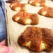 Cream Cheese Frosting Filled Bear Claws With A Maple Glaze R Food Food Bear Claw Recipe Doughnut Recipe