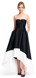 Strapless Colorblock High Low Ball Gown High Low Ball Gown High Low Dress Formal Ball Gowns
