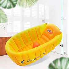 Sears has baby bath seats for bathing your child. Inflatable Baby Bathtub Anti Slip Toddler Tub Portable Newborn Bathtub With Foldable Shower Basin Travel Tub For 6 36 Months Infants Bathing Seat Orange Buy Online In Antigua And Barbuda At Antigua Desertcart Com Productid
