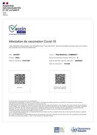 Le certificat covid est un moyen de documenter une vaccination complète, une infection guérie ou un test négatif. Attestation De Vaccination Covid Telecharger Sur Ameli Smartphone En Pdf