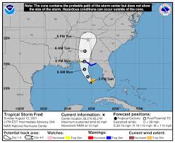 The hurricane season, season 1 Tropical Storm Fred Tracker Storm Regains Strength In Gulf Of Mexico As It Churns Toward Us Coast 6abc Philadelphia