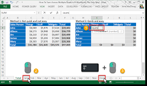 Create and define a new style. How To Sum Across Multiple Sheets In A Workbook How To Excel