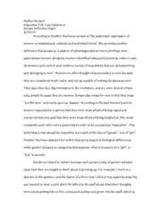 We did not find results for: Sexism Reflection Paper Kaitlyn Burdick Education 210 Luis Valdiviezo Sexism Reflection Paper According To Heather Hackman Sexism Is The Systematic Course Hero
