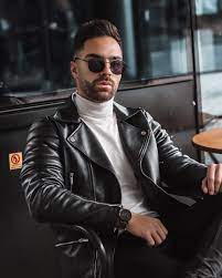 Vitor Castro On Instagram Styling My Sunglasses From Crissadoofficial What Do You Think About This P Real Leather Jacket Celebrity Jackets Leather Jacket