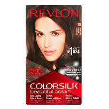 Revlon colorsilk beautiful color permanent hair color gray coverage #48 burgundy. Revlon Colorsilk Permanent Hair Color Brown Black 20 Clicks