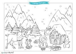 coloriage theme montage c monetiquette bonhomme de neige hiver tour magie facile le changeant ace
