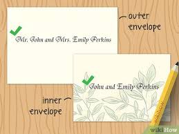 The emily post institute inc. 5 Ways To Address Wedding Invitations To A Family Wikihow