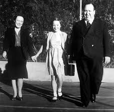 Maybe you would like to learn more about one of these? Alfred Hitchcock Strolling About The Grounds Of His Bel Air Estate He Is With His Wife Alma Reville And His Daughter Patr Alfred Hitchcock Hitchcock Alfred