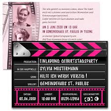 Kostenlose grusskarte zum geburtstag selbst ausdrucken geburtstagssprüche nach jahren. Einladungskarten Geburtstag Kinoklappe Retro 1001karte