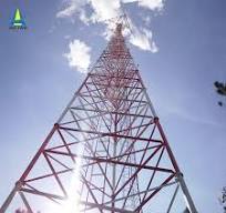 50m 60m Tubular Steel Mobile Cell Radio Telecommunication Signal Data  Transmitting Tower
