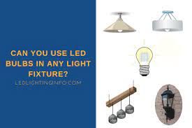 Leds are the size of a fleck of pepper, and a mix of red, green, and blue leds is typically used to make white light. Can You Use Led Bulbs In Any Light Fixture Led Lighting Info