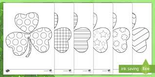 You can find coloring pages with holiday symbols here and print for free. St Patrick S Day Patterned Shamrock Colouring Sheets