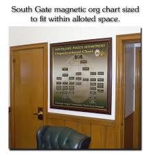 Badge Frame Org Chart Magnetic Charts Shadow Box