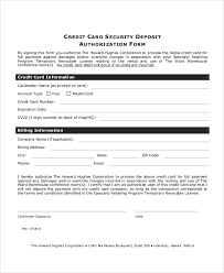 A credit card authorization form serves 2 primary purposes that play a large and important role for businesses and merchants. Free 8 Sample Credit Card Authorization Forms In Ms Word Pdf