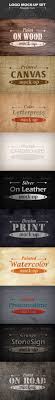 Set Of 10 Logo Mock Ups Straight View 10 Logo Hand Lettering Logo Logo Mockup