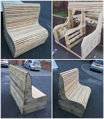 Commissioned Garden Pallet Bench 1001 Pallets Diy Furniture Chair Diy Outdoor Furniture Pallet Bench