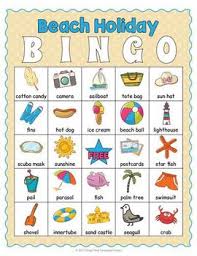 Beach Bingo Game Beach Themed Activity Fun Classroom Activities Bingo Games Bingo