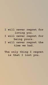 Regret Love Thoughts Love Quotes Quotes
