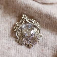 diamante brooch