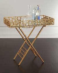 Mirrored Tray Table Tray Table Mirror Tray Bamboo Design