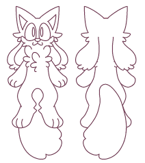 F2u Anthro Kittydog Lineart Adoptable Oc Base By Eliotecre On Deviantart Art Base Drawing Base Furry Drawing