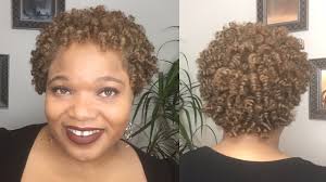 Wondering how to perm hair? Rod Set On Short Natural Hair Uphairstyle