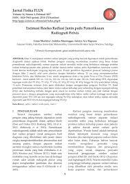Jri is an official journal managed by perhimpunan dokter spesialis radiologi indonesia (pdsri) and published twice annually.jri accepts articles related to radiodiagnostic, interventional radiology, nuclear medicine and. Pdf Estimasi Resiko Radiasi Janin Pada Pemeriksaan Radiografi Pelvis