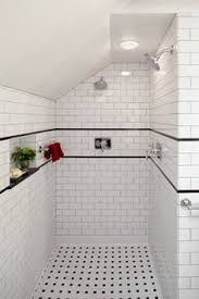 Here are tons of inspiring bathroom tile ideas for floors, walls and showers. 16 Black And White Bathroom Floor Ideas White Bathroom Bathroom Flooring Bathroom Design