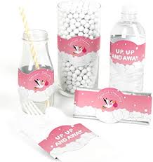 10 juegos para baby shower: Amazon Com Nina Entrega Especial Diy Suministros Para Fiestas Ciguena Color Rosa Baby Shower Favores De Diy Envoltorio Y Decoraciones Juego De 15 Toys Games