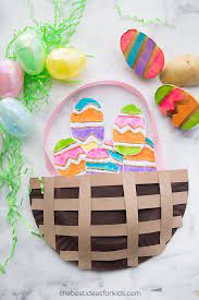 You can draw eyes, or glue on googly eyes. Easter Paper Plate Basket The Best Ideas For Kids
