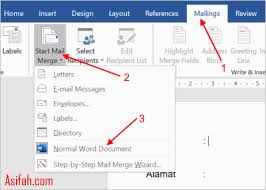 Cara Membuat Mail Merge Di Word Dengan Praktis Dan Mudah