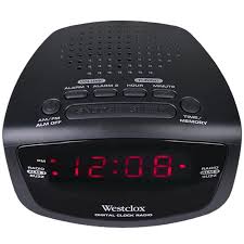 Unbranded digital am/fm radio alarm clocks & clock radios. Westclox 80209 Am Fm Dual Alarm Clock Radio With Digital Tuning In Bla Itechdeals