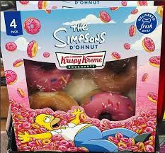 (a) dunkin' donuts (b) krispy kreme donuts (c) winchell's doughnuts. Krispy Kreme The Simpson S Donuts Uk Simpsons Donut Krispy Kreme Donuts
