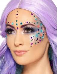 Kreiert diesen look mit bloggerin xenia tchoumi und star visagistin harry makes it up. Funkelnde Glitzer Schminke Schmucksteine Karneval Megastore De