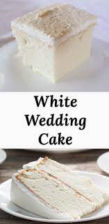 White Wedding Cake For Wedding In 2020 Wedding Cake Recipe Cake Recipes Vanilla Cake Recipe