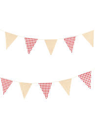 Guirlande Fanions Lin Vichy Retro 2 M Decoration Anniversaire Et Fetes A Theme Sur Vegaoo Party Guirlande Fanion Fanion Deco Guinguette