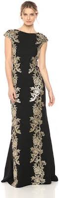 Affiliate Tadashi للنساء من Shoji باللون الذهبي فستان من الدانتيل Gold Lace Gown 14 فساتين المراة كاجوال Lace Gown Fashion Clothes Women Gold Lace Gown