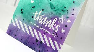 Learn how to make simple watercolor cards that you'll enjoy making just as much as your friends and family will enjoy receiving. Watercolor Background Make A Card Monday 265 Kwernerdesign Blog