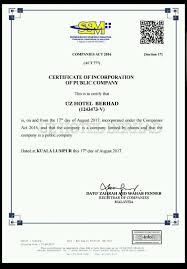 Companies 1 laws of malaysia act 777 companies act 2016 laws of malaysia2 act 777 date of royal assent. Zamsaham Uz Hotel Berhad Peneraju Hotel Kapsul Di Facebook