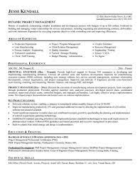 Resume Templates Project Manager Project Manager Resume Example Free Project Man Project Manager Resume Resume Objective Examples Resume Objective Statement