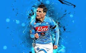 Il cielo e azzurro xche dio tifa napoli. Download Wallpapers Jose Callejon Forward Spanish Footballers Napoli Fc Soccer Serie A Callejon Football Neon Lights Ssc Napoli Creative For Desktop Free Pictures For Desktop Free