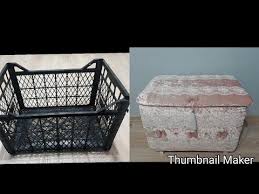 Sebze Kasasindan Sandik Yapimi Plastik Kasadan Neler Yapilir Diy How To Make A Recycled Box Youtube Sandik Kutular Oyuncak